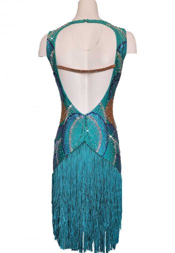 Cashay designer Latin dress | Undina Back