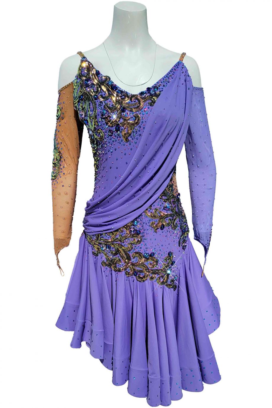 Cashay designer Latin dress | Clea Front