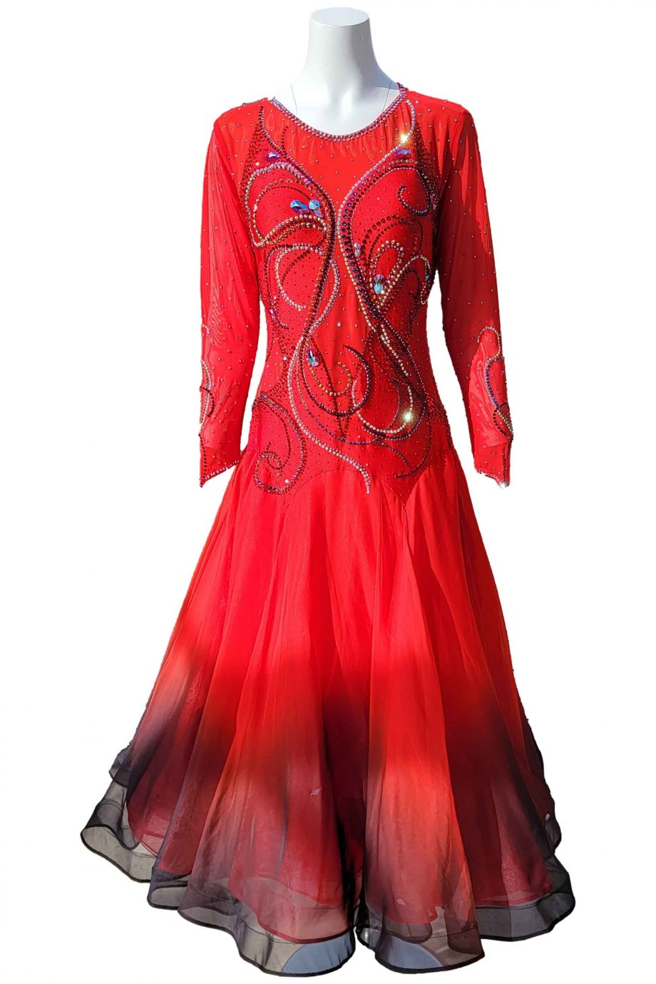 Cashay designer Ballroom dress | Kalaida Front