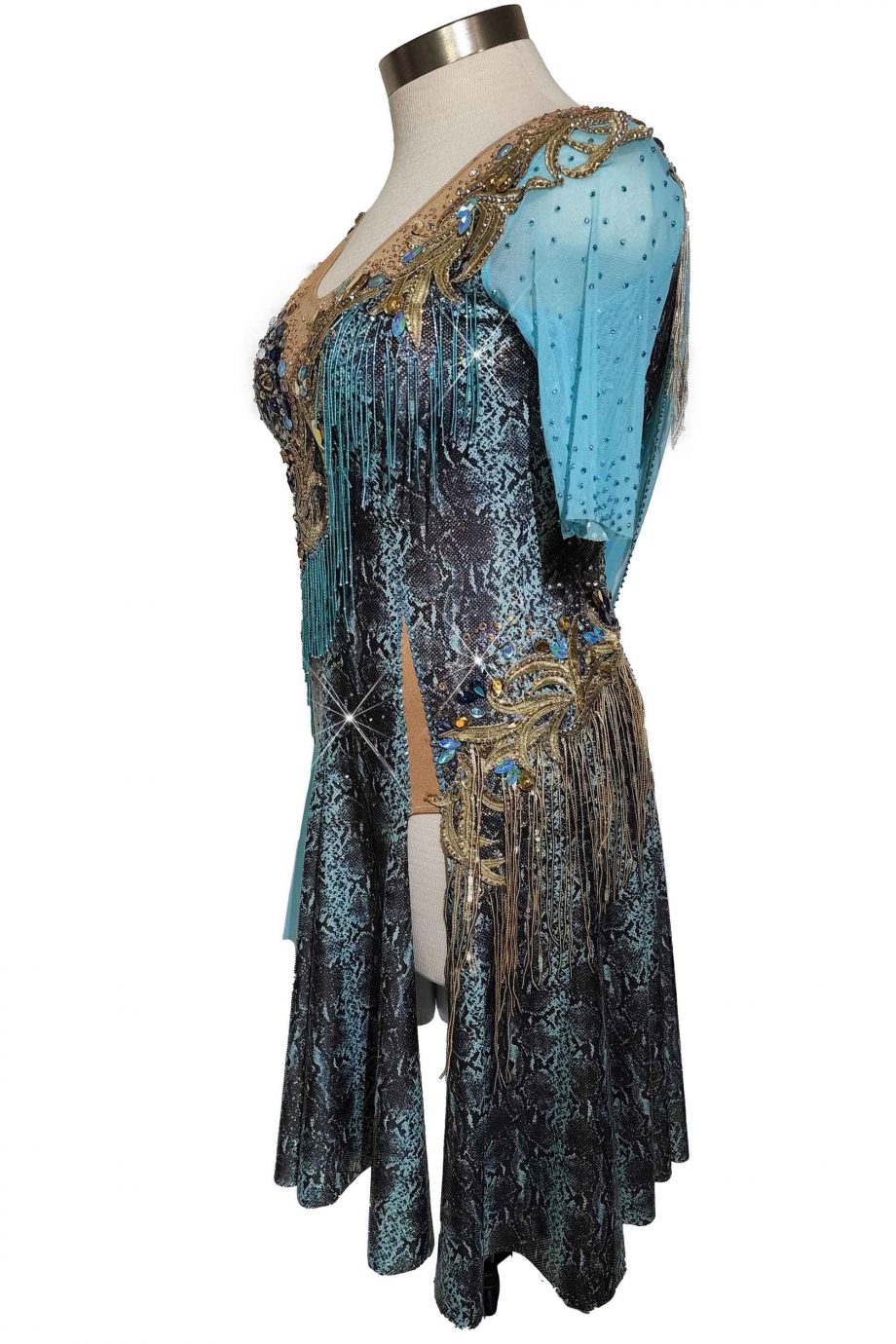 Cashay designer Latin dress | Kendal Side